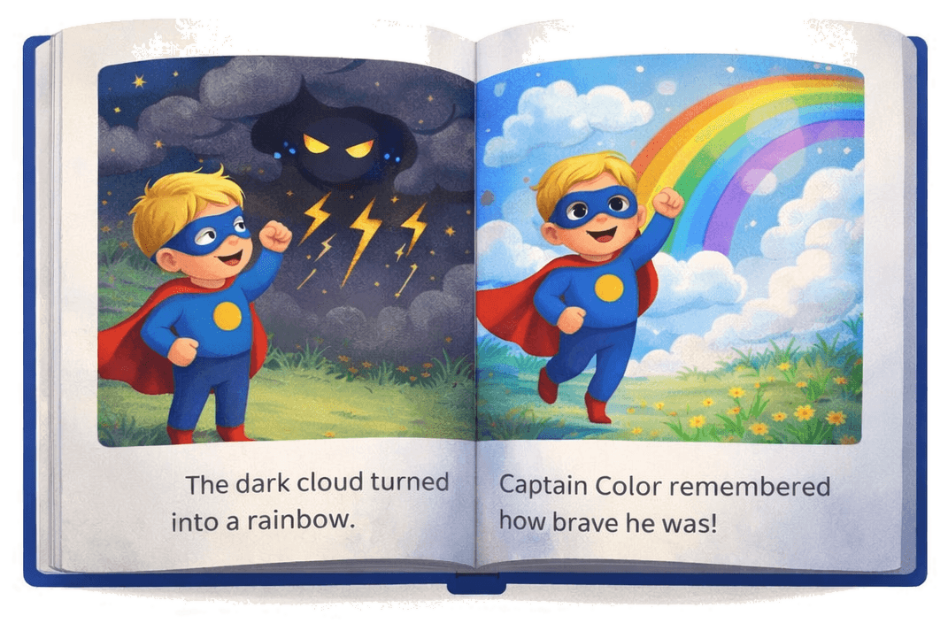 Confidence book spread